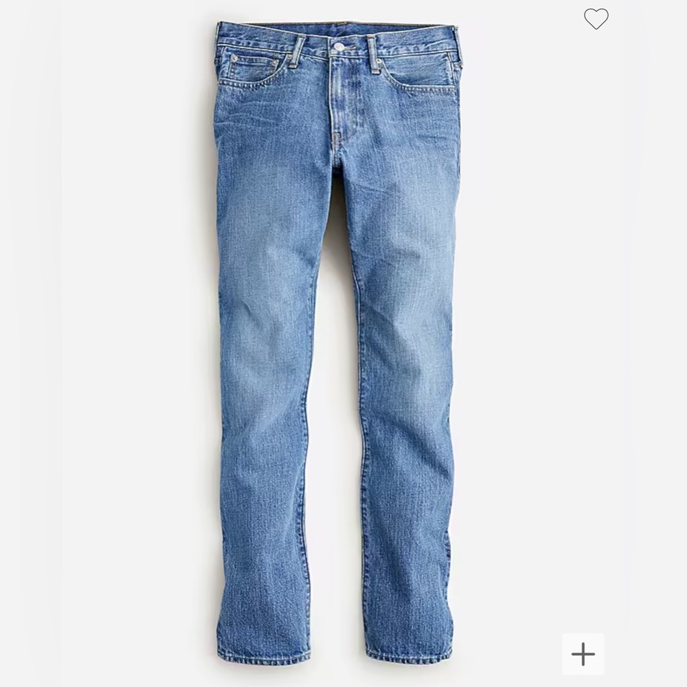 J.Crew 770 straight fit Jean in five year wash - 30x30 - NWT
